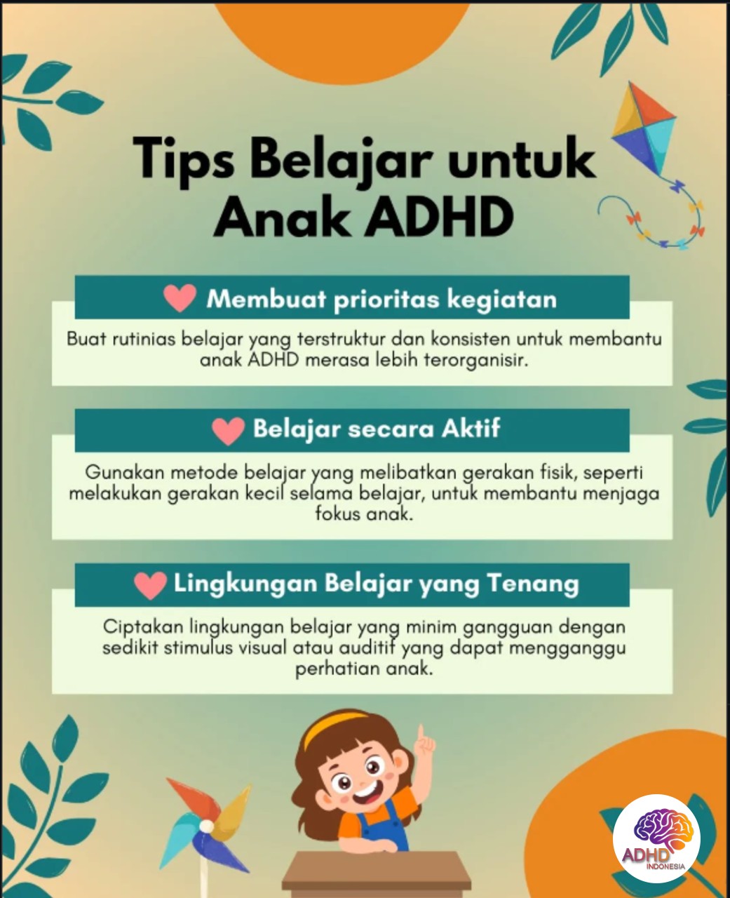 Strategi Belajar yang Cocok untuk Anak ADHD di Kabupaten Kendal